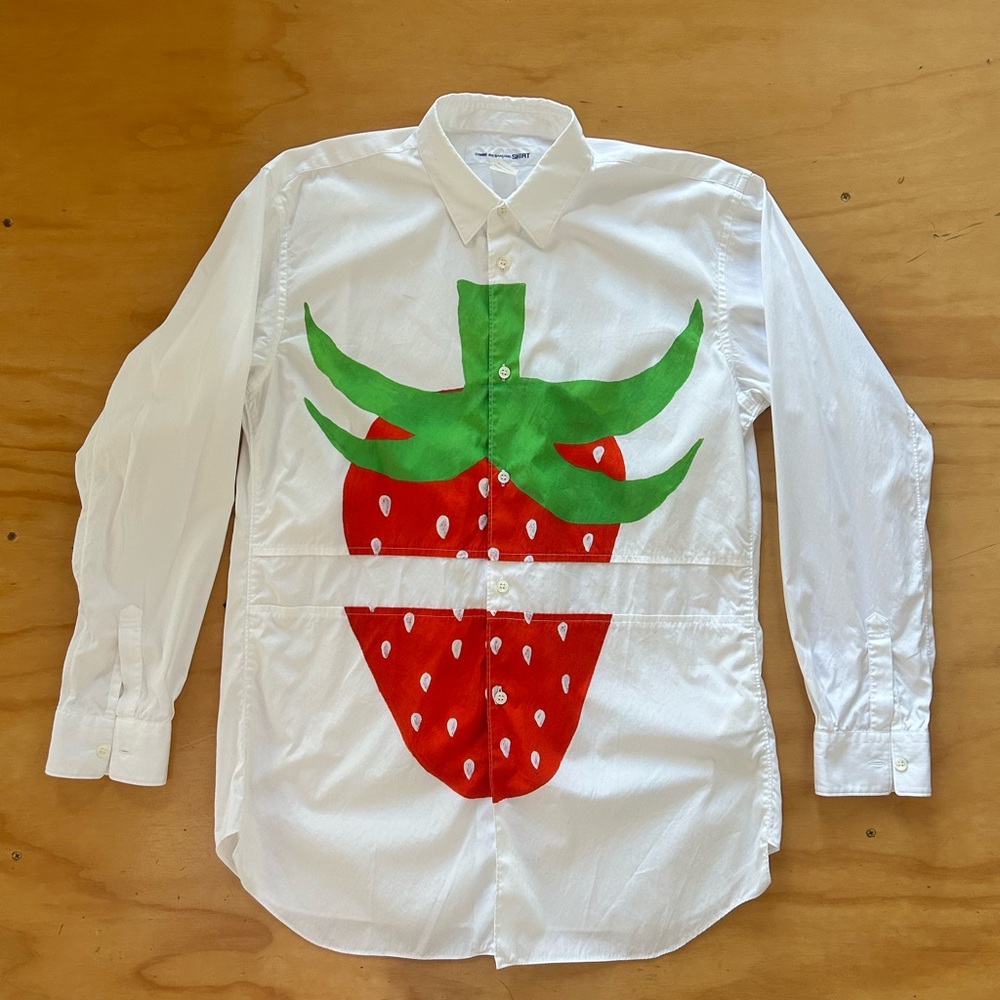 Comme des Garcons SHIRT Strawberry Button Down